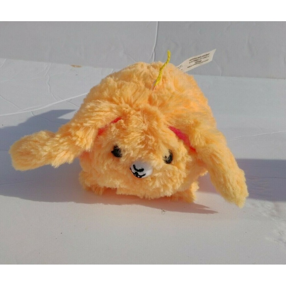 Pikmi Pops Orange Bunny Rabbit Pastel Rainbow Scented Plush 6"